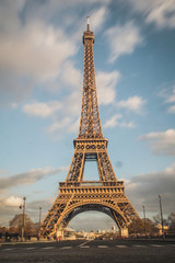 Eiffel tower of Paris in the day