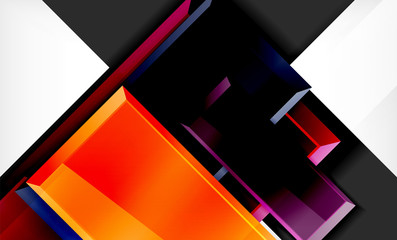 Colorful square and rectangle blocks background