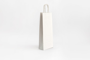 Take Away White paper kraft bag for wine