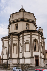 The Church of Santa Maria al Monte dei Cappuccini is a late-Renaissance-style church on a hill overlooking the River Po