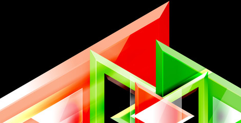 Triangle abstract background