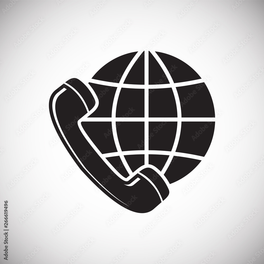 Poster delivery related icon on background for graphic and web design. simple vector sign. internet concept