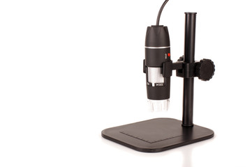 Digital handheld microscope for laboratory work
