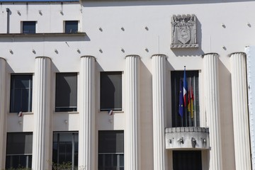 Mairie de Villeurbanne - Hôtel de Ville - Quartier Gratte Ciel  - skyscraper - Département du...