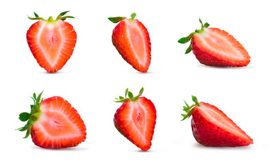 strawberry halves