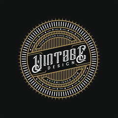 Vintage rustic logo design