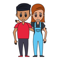 Obraz premium Friends people cartoon