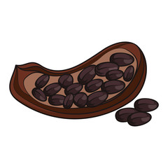 Nuts natural food cartoon