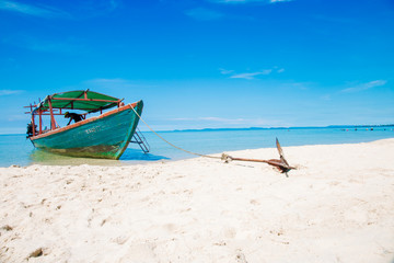 Fototapeta na wymiar Sihanoukville beaches in Cambodia 