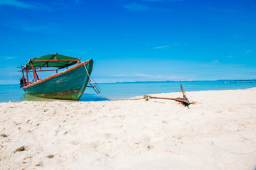 Fototapeta na wymiar Sihanoukville beaches in Cambodia 