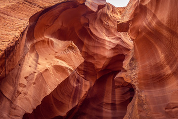 Wonderful colors of the Upper Antelope Canyon - travel photography