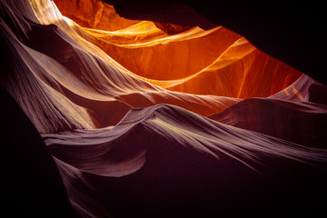 Stunning scenery at Upper Antelope Canyon - travel photography © 4kclips