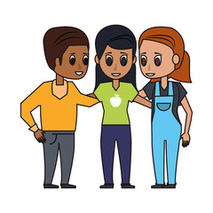 Friends people cartoon