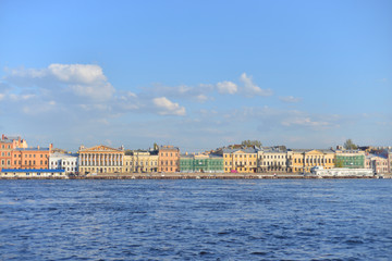 Obraz premium English embankment in St.Petersburg.