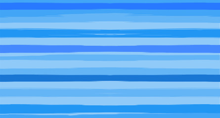 Navy Watercolor Horizontal Seamless Sailor Stripes. Geometric Vintage Summer Maritime Texture Prints. Hand Painted Male or Female T-Shirt Autumn Ocean Pattern. Blue Sea Watercolor Sailor Stripes.