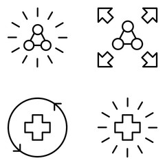 Science Vector Line Icon Set