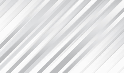 Fototapeta premium Abstract line white and gray color modern background design. Vector Illustration