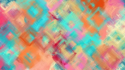 art background with rosy brown, dark salmon and medium turquoise colors. modern dynamic artwork can be used as wallpaper, poster, canvas or background texture