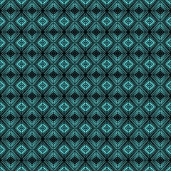 black, turquoise and teal green colors. dark seamless pattern for website background. vintage graphic for wallpaper, prints, fabric tiles or poster