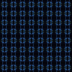 dodger blue, black and strong blue colors. dark seamless pattern for website background. vintage graphic for wallpaper, prints, fabric tiles or poster