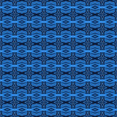dark seamless pattern with dodger blue, black and midnight blue colors. digital vintage graphic for wallpaper, prints, fabric tiles or wrapping paper