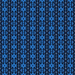 dodger blue, black and strong blue colors. dark seamless pattern for website background. vintage graphic for wallpaper, prints, fabric tiles or poster