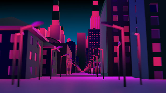 Neon City Images Browse 236 Stock Photos Vectors And Video Adobe Stock