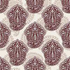 Vector ornamental ethnic art, patterned Indian, Turkish, Arabic, paisley. Hand drawn illustration. Tattoo, astrology, alchemy, boho and magic symbol. Original design in doodle style.
