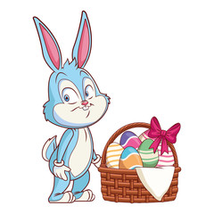 Cute easter bunny celebration