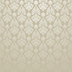 Background wallpaper of silver color in Asian style vector image
