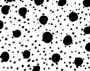 Brush grunge pattern. White and black vector.