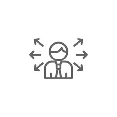 Opportunities  outline icon. Elements of Business illustration line icon. Signs and symbols can be used for web, logo, mobile app, UI, UX