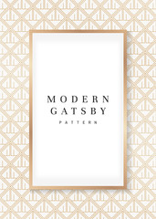 Gatsby patterned frame