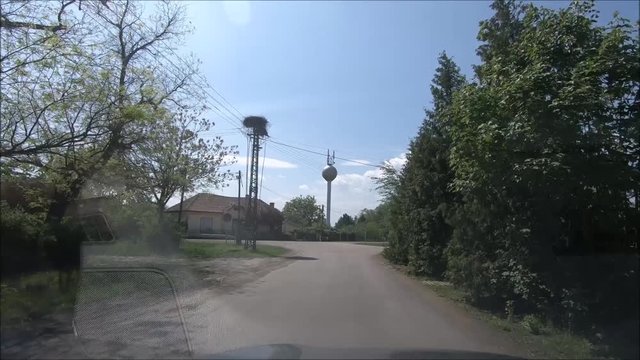 torony,g&oacute;lya f&eacute;szek,tower, water tower, feh&eacute;r g&oacute;lya (Ciconia ciconia), stork