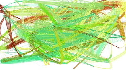 painted dark khaki, beige and medium sea green color chaos strokes. can be used as wallpaper, poster or background for social media illustration