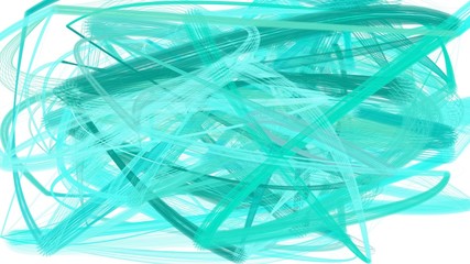 painted turquoise, light cyan and aqua marine color chaos strokes. can be used as wallpaper, poster or background for social media illustration