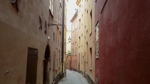 Alley of Stockholm old town