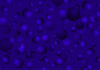 Abstract round circle shape blue vector background