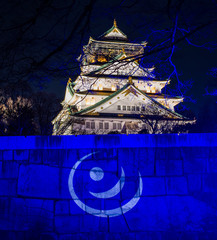 Obraz premium osaka castle japan
