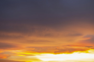 Natural Sky Sunset or sunrise background.
