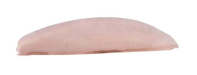 Abstract watercolor stain. Dynamic watercolor blot for a pore image. Isolated on white background