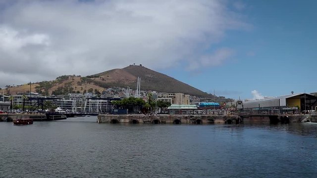 a Pan shot aboard a Catamaran at V&A Waterfront in Cape Town, South Africa. Filmed with a Canon 200D on a Zhiyun-Tech Crane 2 3-Axis Handheld Gimbal.
