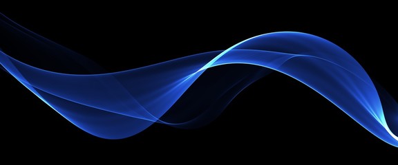 Abstract background, blue waved lines for brochure, website, flyer design 