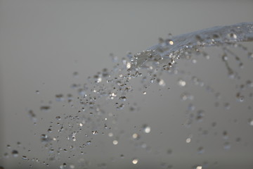 water drops on glass