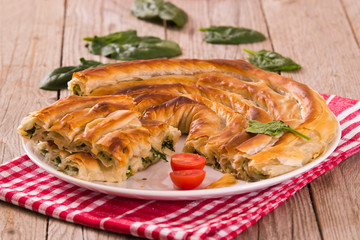 Spanakopita, greek spinach pie.