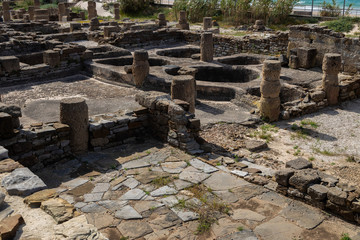 Roman ruins of Baelo Claudia, located near Tarifa. Andalucia. Spain.