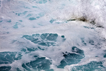 Meer Ozean Meerwasser mit verschiedenen Wasserfarben