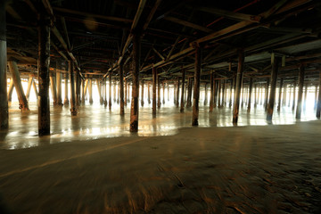 pier at sunset