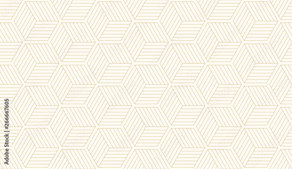 Aufkleber Background pattern seamless geometric abstract gold luxury color vector.