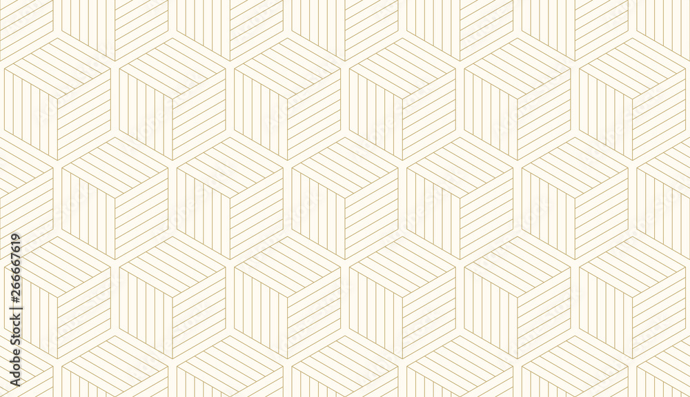 Poster background pattern seamless geometric abstract gold luxury color vector.